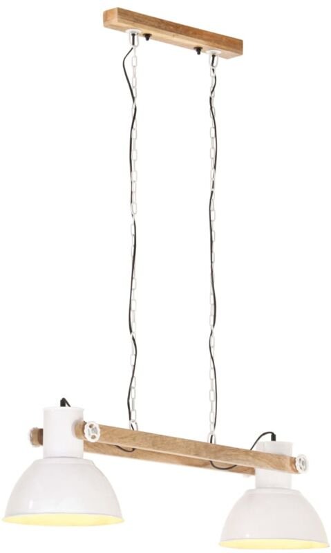 Hängelampe Industriestil 25 w Weiß 109 cm E27 Vidaxl