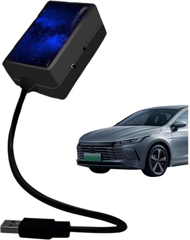 LED-Sternenprojektor-Nachtlicht, USB-Sternenprojektor-Nachtlicht, romantische Deckenleuchte – tragbare und flexible Lich...