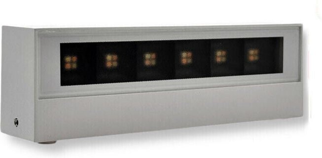 Trade Shop - APPLIQUE LED DA ESTERNO A DOPPIA EMISSIONE 14 WATT CCT 3 TONALITÀ DI LUCE IP65 176-3C - Weiß