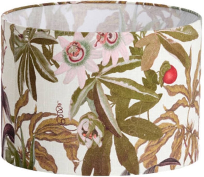 Light & Living - lampenschirm - Isadore - weiß - textil - E27 -