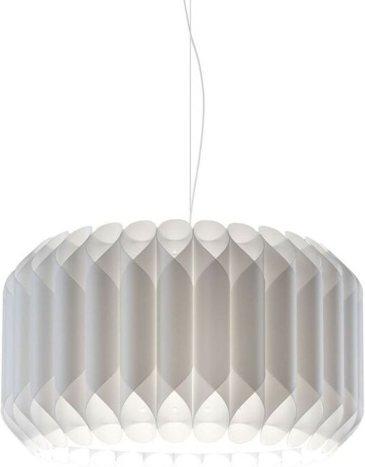 Weiße Aufhängung aus verchromtem Metall Cm. 50 x 31 Std