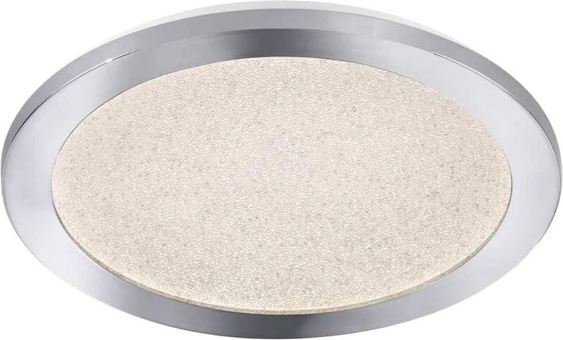 Wofi - led Deckenlampe Deckenleuchte Wohnzimmerlampe Küchenleuchte, dimmbar Crushed Ice Optik, Kunststoff Metall, DxH 32...