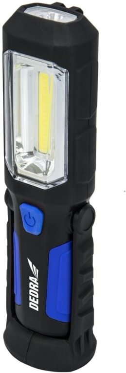 Thumbnail - DEDRA wiederaufladbare COB-LED-Taschenlampe – stark, tragbar