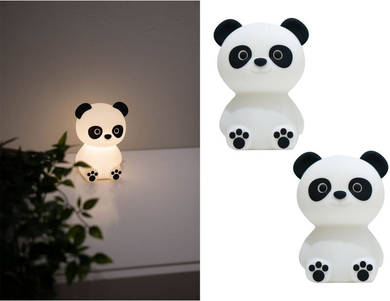 Meinewunschleuchte - 2er Set led Nachtlichter, per usb aufladbar, dimmbar, mit Timer