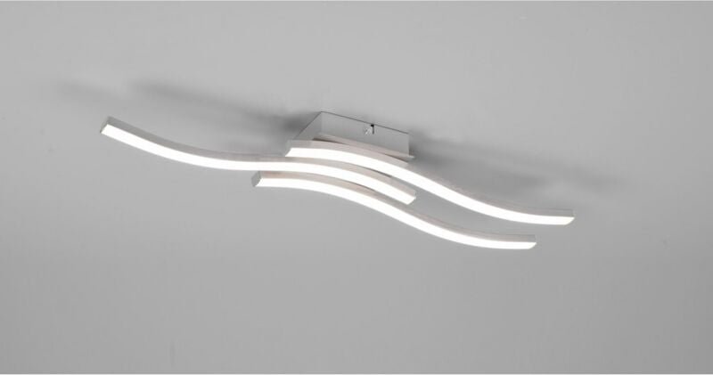 Moderne Deckenleuchte Led Rods 4000k Route Nickel Trio Lighting