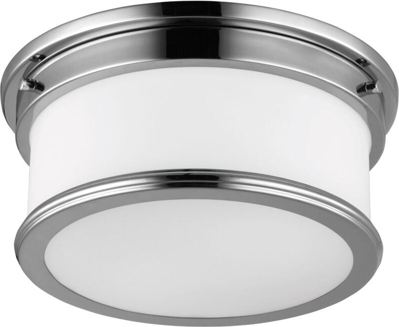 Payne - 2 Licht Badezimmer Unterputz Deckenleuchte Chrom poliert IP44, E27 - Elstead