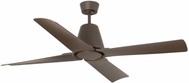 TYPHOON Deckenventilator braun ohne Licht