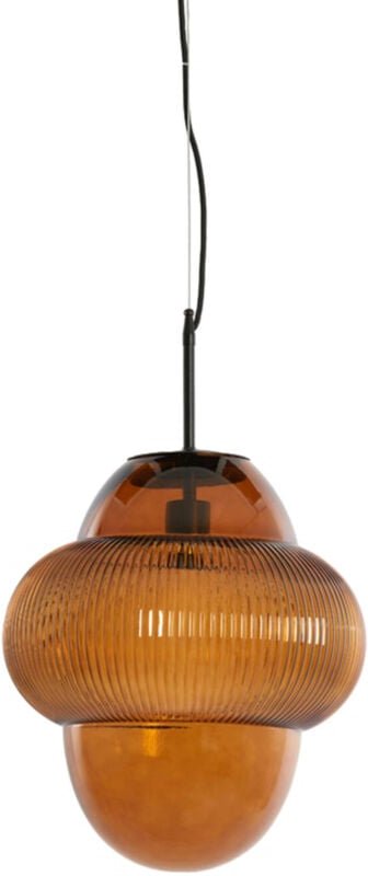 Hängeleuchte - Ovnis - braun - glas - E27 - - Light&living