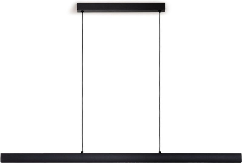 LED Pendelleuchte Lineal 24W Aluminium CCT Doppelseitige Beleuchtung Funky Zapp Schwarz Wählbar (Warm-Neutral) 2700K - 3...