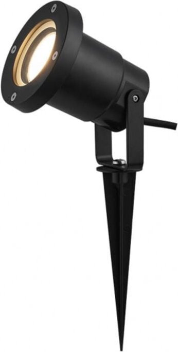 Fabrilamp - Externe Spike-Nägel 1xegu10 schwarz Polycarbonat ip65 16.2x9.8d
