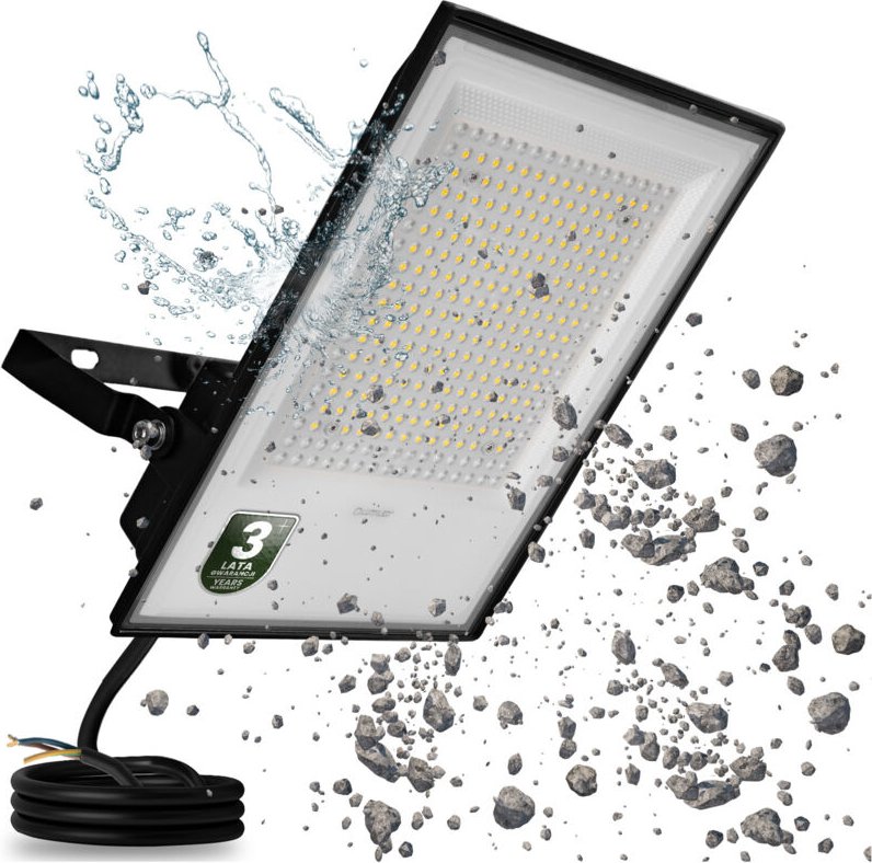 Heller, wasserdichter LED-Außenstrahler, 200 W, 22000 lm, 4000 K, LUMILED