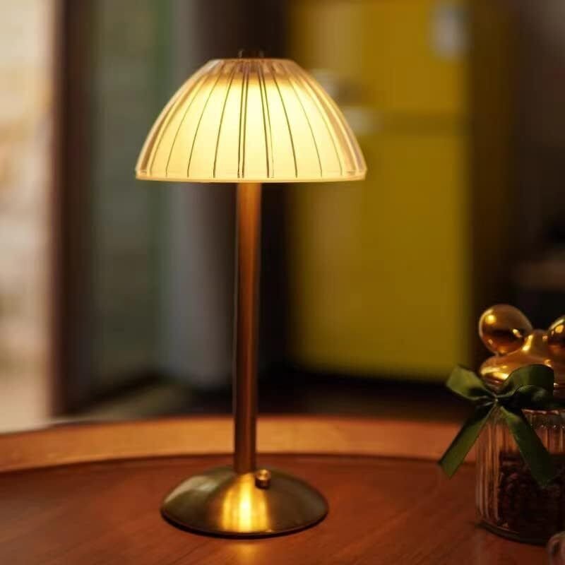 Thumbnail - LED Akku Tischleuchte, Tischlampe mit Akku, Dimmbare LED Tischlampe - Nachttischlampe für Wohnzimmer, Schlafzimmer, 3 Li...