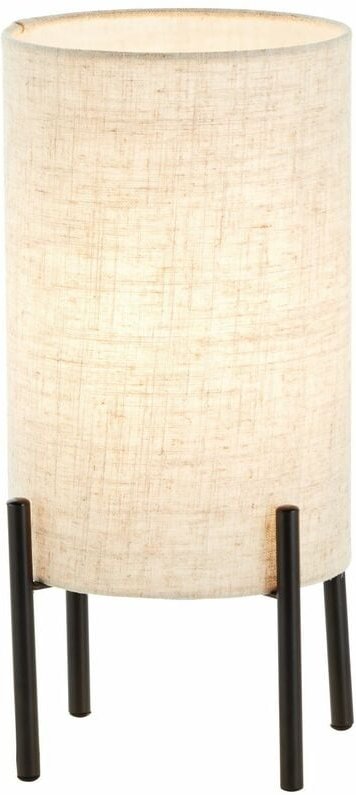 Thumbnail - BRILLIANT Lampe, Fairhill Tischleuchte schwarz/natur, 1x A60, E27, 25W, Mit Schnurzwischenschalter