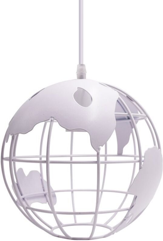 Pendelleuchte Moderne Hängeleuchte E27 Kugelförmig Lampenschirm für Esszimmer Schlafzimmer Flur Wohnzimmer Cafét Ø20cm, ...