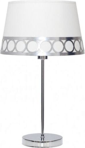 Dalia Tischleuchte 1xe14 Weiß/Silber von Fabrilamp