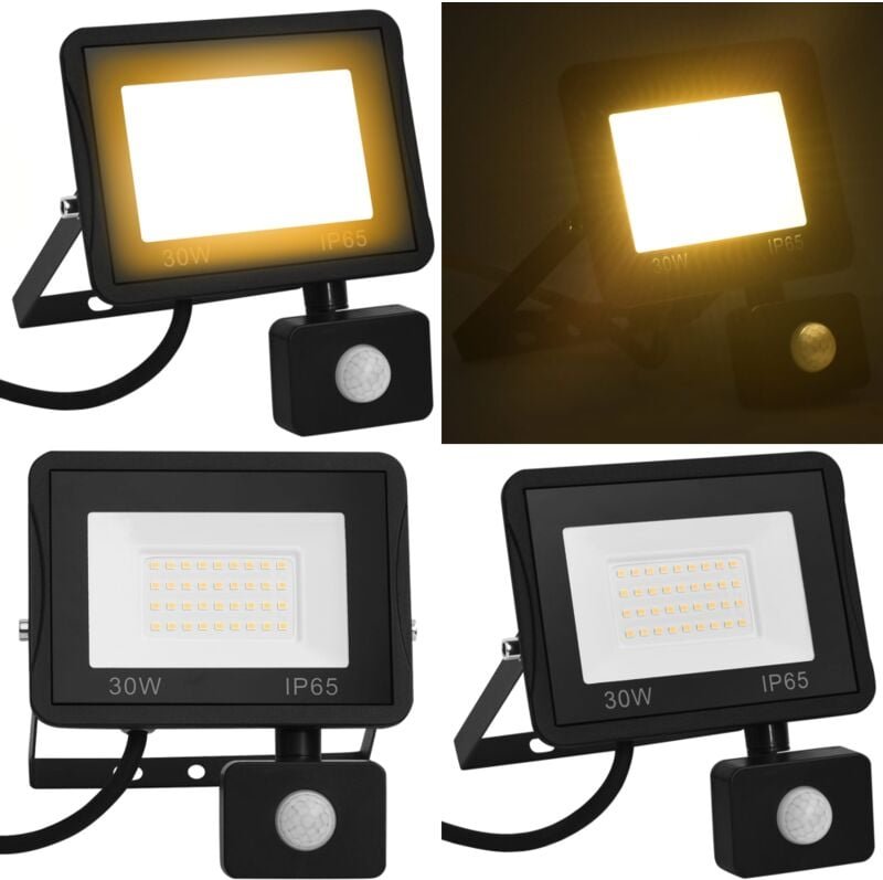 LED-Fluter mit Sensor 30 W Warmweiß - LED-Flutlicht - LED-Flutlichter - Home & Living
