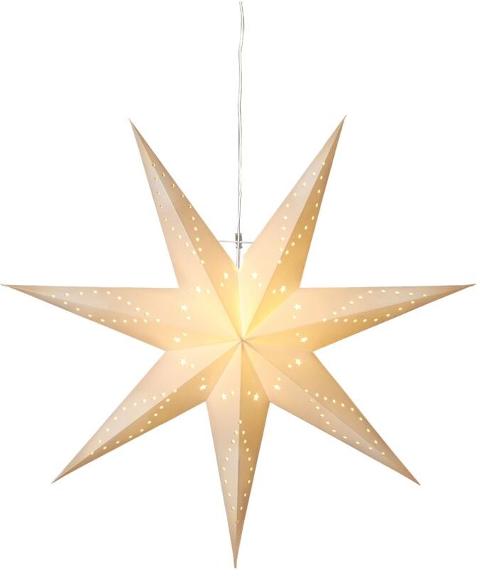 Hängestern Katabo Größe: 100 cm ø , Weiß incl. Kabel incl. Halterung