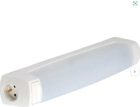 L'ebenoid - L'Ebenoïd 055315 Lichtleiste Badezimmer Eo S19 led 400lm 3000K inter pc 2P+T weiß