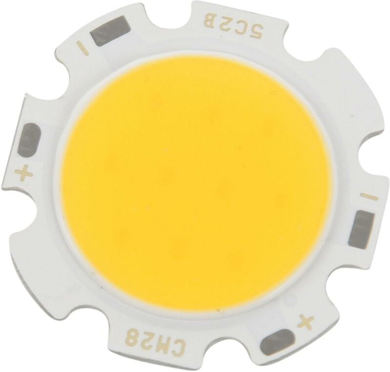 Woosien - 5w Chip Light Round Cob Super Led Light Led Lamp Bulbs Warm White Dc15-17v