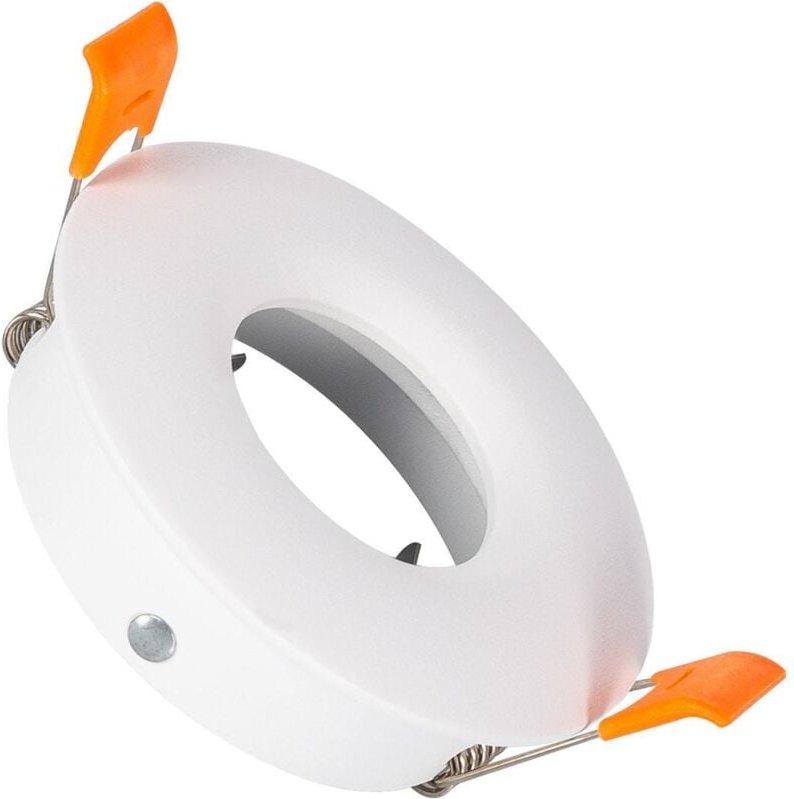 Efectoled - Downlight-Ring Rund Design Weiss für LED-Glühbirne GU10 / GU5.3Ø 70 mm Weiß