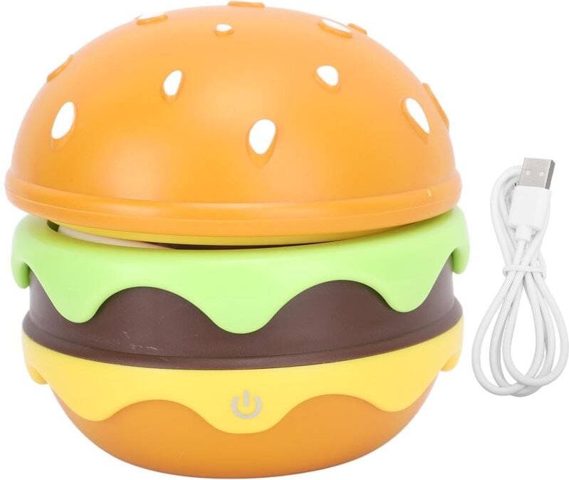 Eosnow - Nette Schreibtischlampe für Kinder wiederaufladbare Hamburger kleine Lampen mit verstellbarem Hals Dimmbaren To...