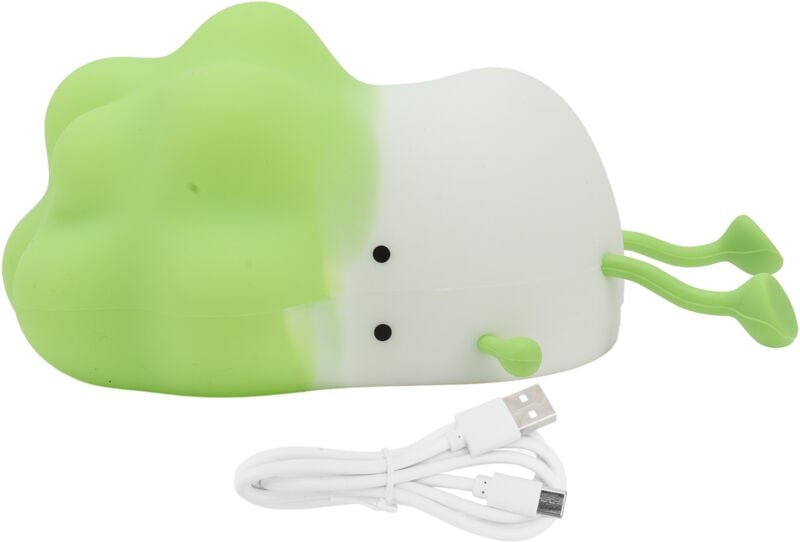 Eosnow - Kohl Silikon Nachtlicht Cartoon Gemüse Handyhalter Dekompression wiederaufladbare Lampe für Nachttätigkeiten Gr...