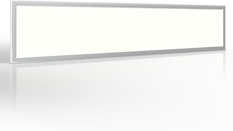 Thumbnail - LED Panel 150x30cm 40W Rahmen silber - Lichtfarbe: Neutralweiß 4000K