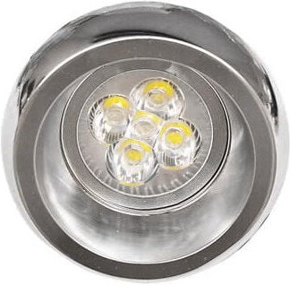 Einbaustrahler Serie beta chrom rund. 1xgu10 9d