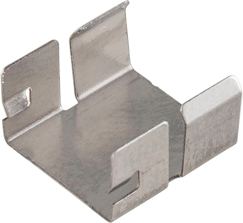 L&S Befestigungsclips passend zu LED Einbauleuchte Move, Stahl silber - 10 Clips