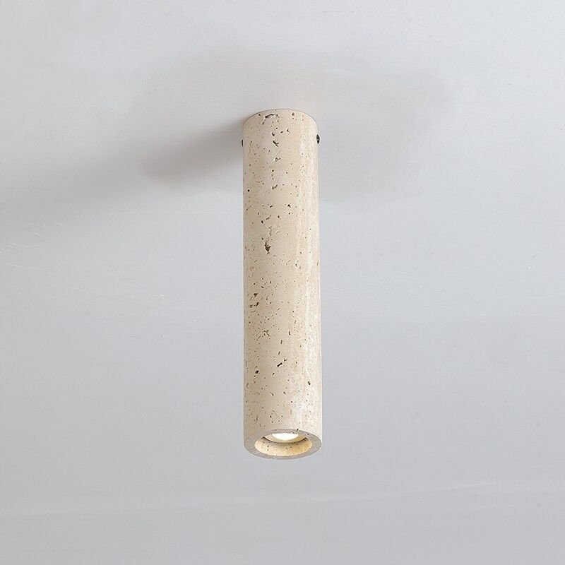 Wottes - Vintage Deckenleuchte Kreative Deckenlampe Travertin Pendelleuchte E27 Ø6.5CM für Esszimmer Küche Wohnzimmer Ba...