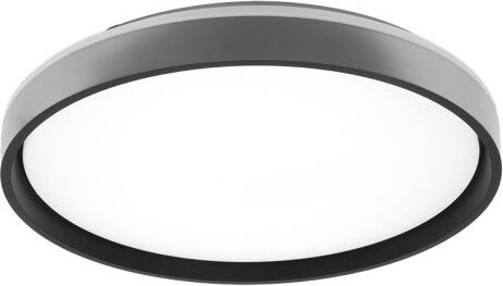 Morgan - deckenleuchte 60w 3000-4200-6500k silber/schwarz 7,5x50x50cm 5400lm c/remote