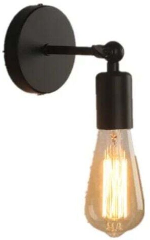 Einfache Wandleuchte im Industriestil, Verstellbare Wandlampe aus Metalleisen, E27-Fassung, Dekoration für Zuhause, Bar,...