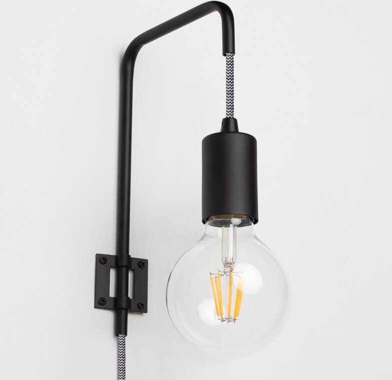 Alli Wandleuchte Schwarz - Sklum