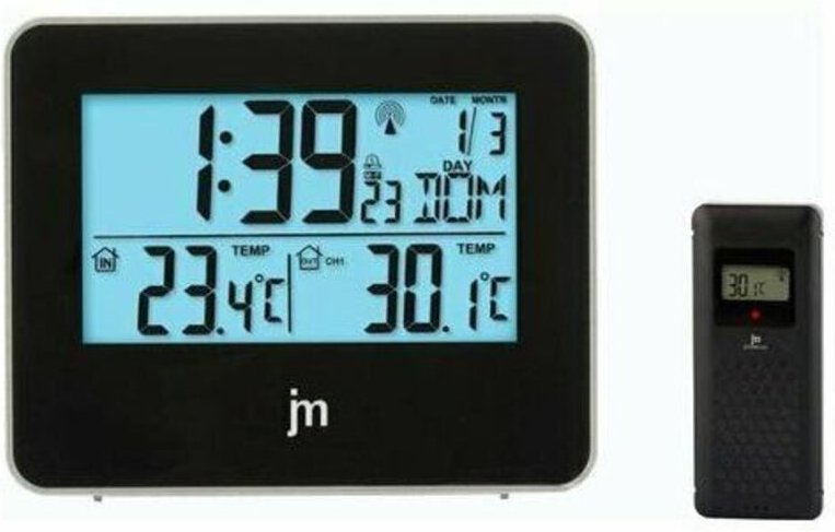 Lowell Justaminute JD9524 Wecker Digitaler Wecker Schwarz