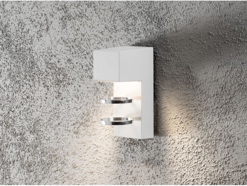 Elegante Wandleuchte ACERRA, weiß, 5 Watt LED, 400 Lumen, IP54