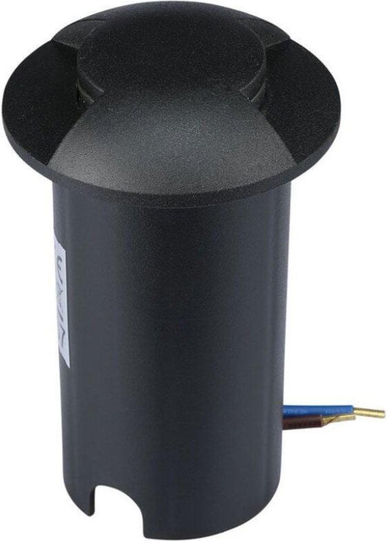 V-TAC VT-1161 1 W 2 Strahlen warmweiß 3000 K rund Aluminium schwarz IP67 begehbarer LED-Strahler - sku 211466