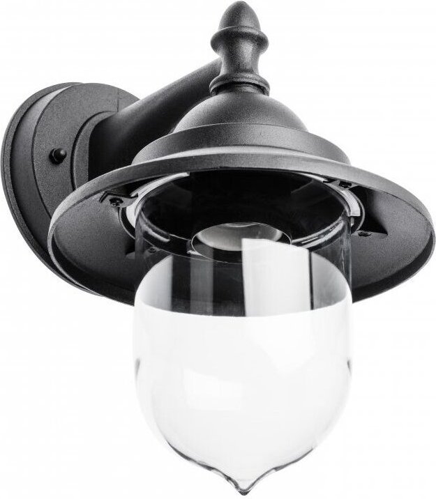 Toskana 25 E27 IP54 schwarze Garten-Wandleuchte für Fassaden GTV