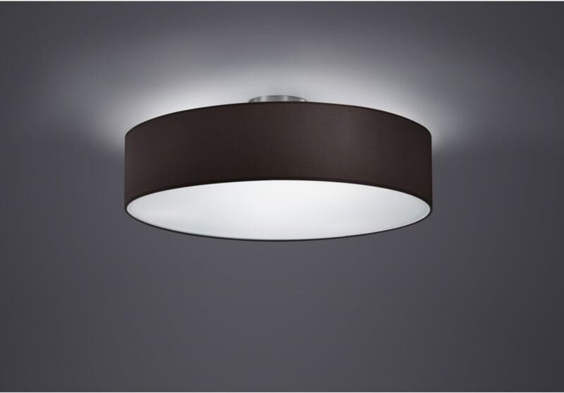 Thumbnail - Hotel-Deckenleuchte 3xE27 Schwarz Lampenschirm Ø50 cm Trio Lighting