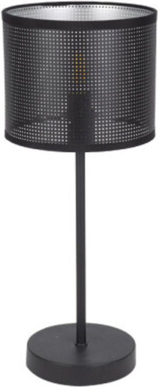 Fabrilamp - Anastasia Tischleuchte 1xe14 schwarz/schwarz-silber 42,5x17x17 cm