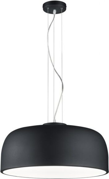 Moderne Aufhängung Black Metal Baron 4 Lights Trio Lighting