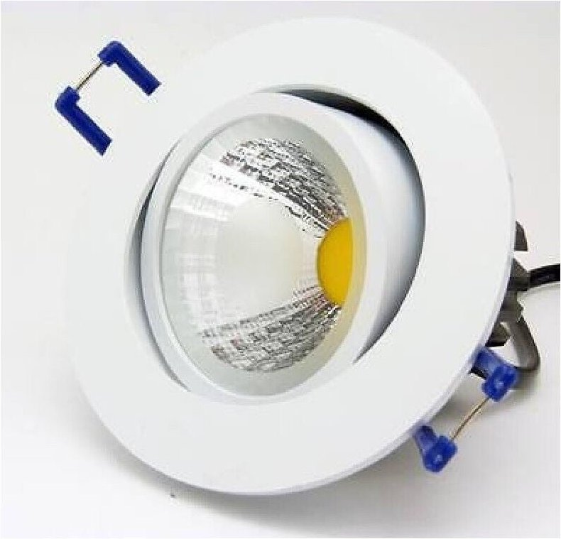 Thumbnail - Trade Shop Traesio - Trade Shop - LED-Einbaustrahler cob epistar 3W Kaltweiß und Warmweiß mit Reflektor -