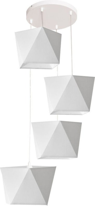 Adamant Cluster Pendelleuchte Weiß 50cm - Helam