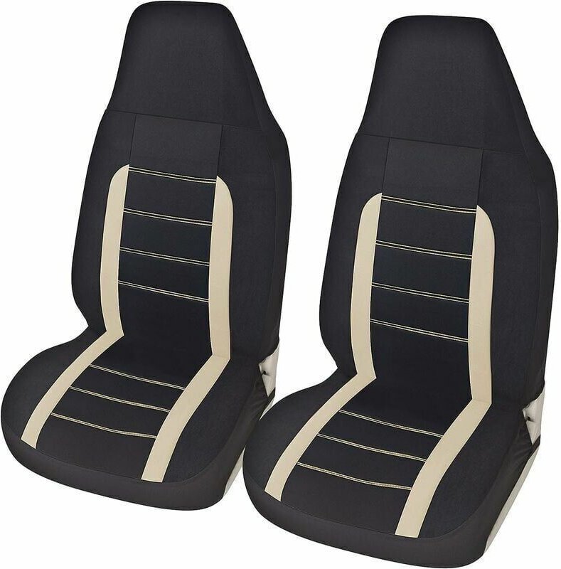 Triumphe Universal-Vordersitzbezüge – Universal-Sitzbezugset – Auto-Tuning-Zubehör – Beige