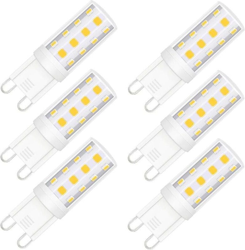 Thumbnail - G9 LED-Lampe, entspricht 40 W, Tageslicht, dimmbar – 6er-Pack