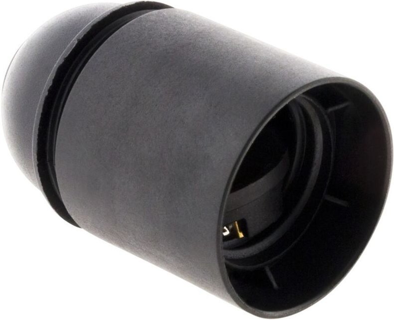 E27 Fassung mit weißem Kunststoffgewinde HBF Centrale Brico