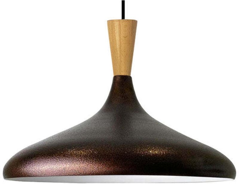 Schlichte Teuton Pendelleuchte – Vintage Kronleuchter E27 Ø35 cm für Wohnzimmer, Schlafzimmer oder Esszimmer