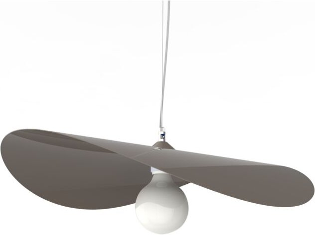 Piuma sospensione monocolore lucido