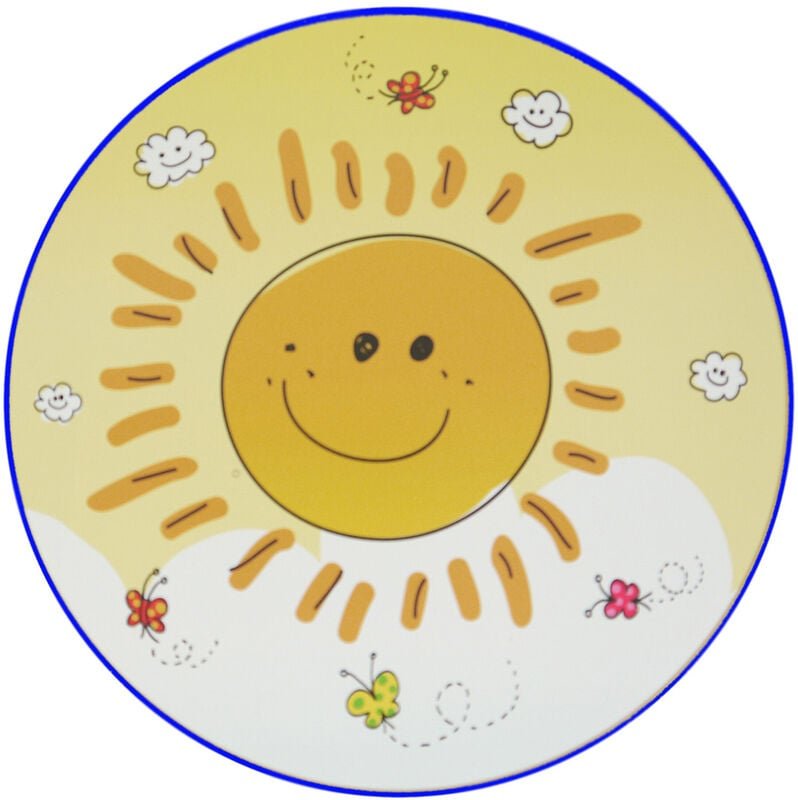 Niermann - Farbenfrohe Wandlampe sunny (ø 25cm) bringt strahlende Sonne ins Kinderzimmer