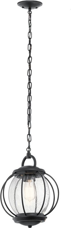 Elstead Vandalia - 1 leichte kleine Deckenlaterne Laterne schwarz, E27