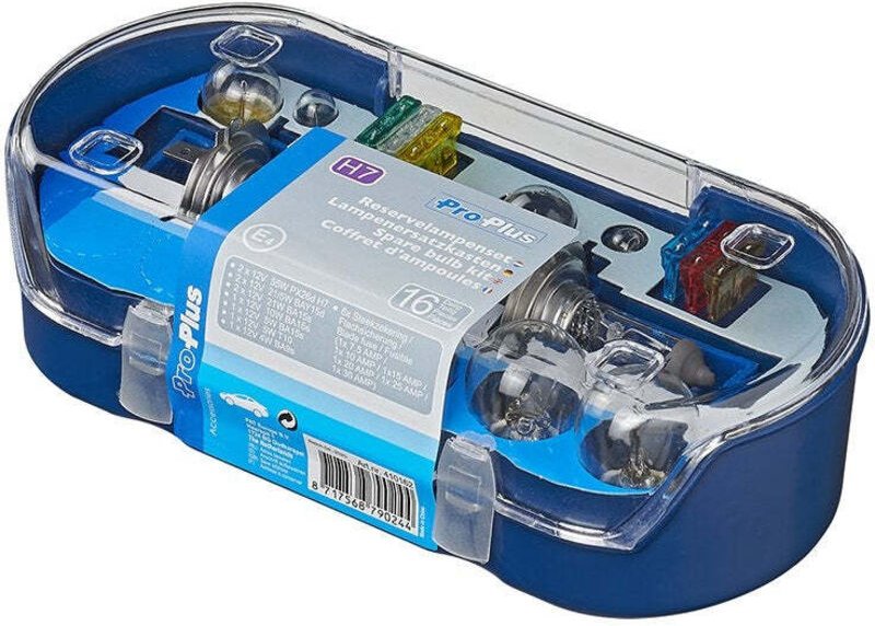 Ersatzlampen set h7 16 teilig